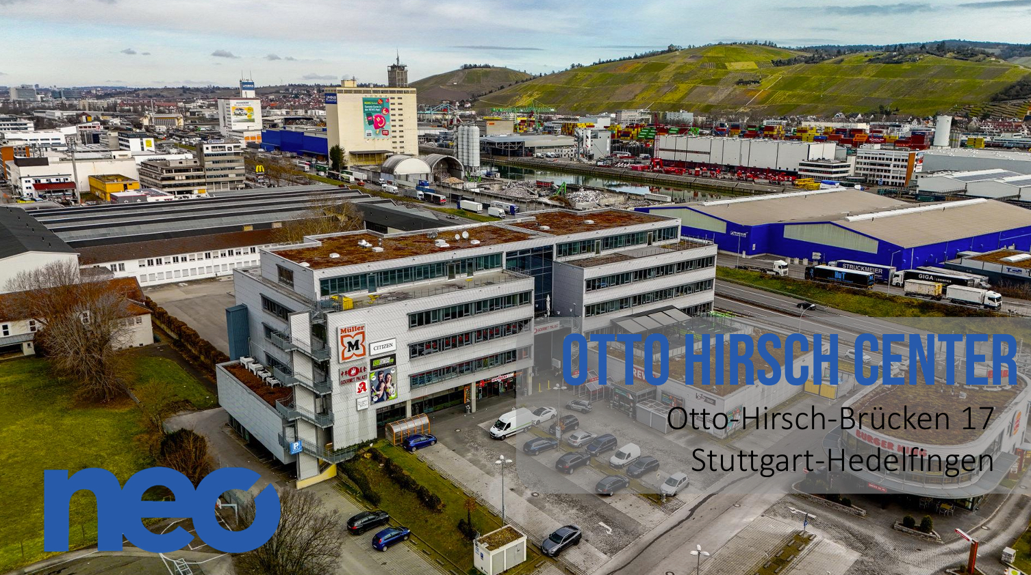 Anmietung der Bürofläche/Praxisfläche in der Otto-Hirsch-Brücken 17 in Stuttgart-Hedelfingen // Neo Real Estate Partners GmbH