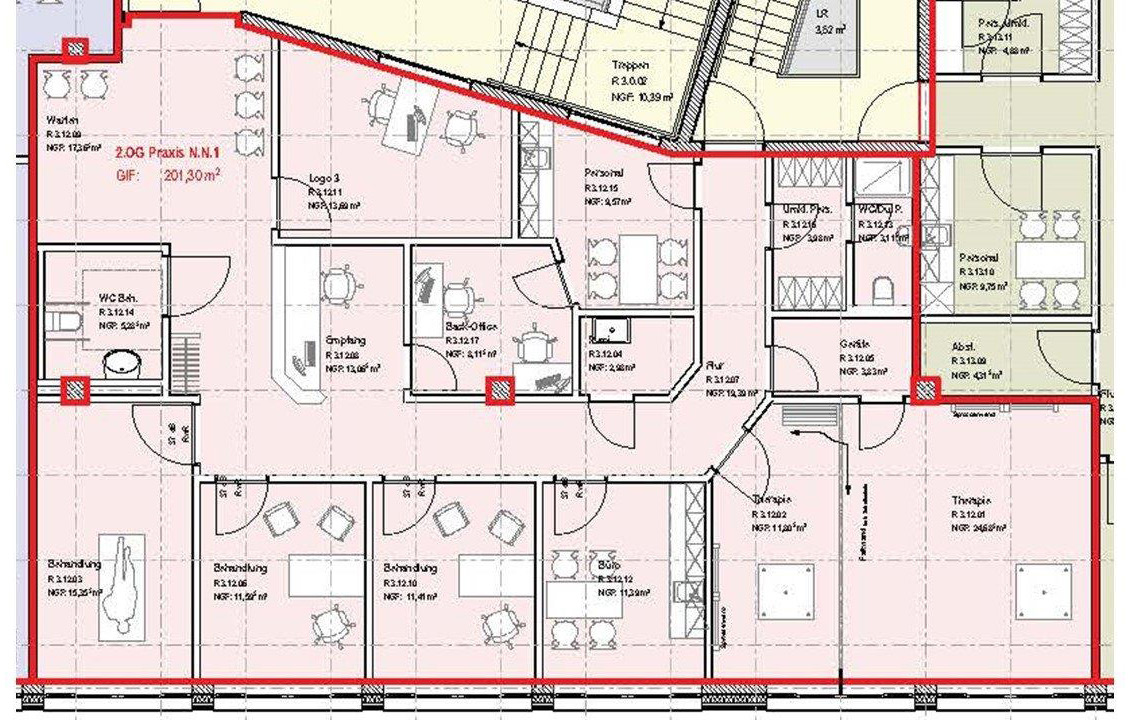 Arztpraxis 200-320 qm im Gesundheitszentrum Am Klieversberg