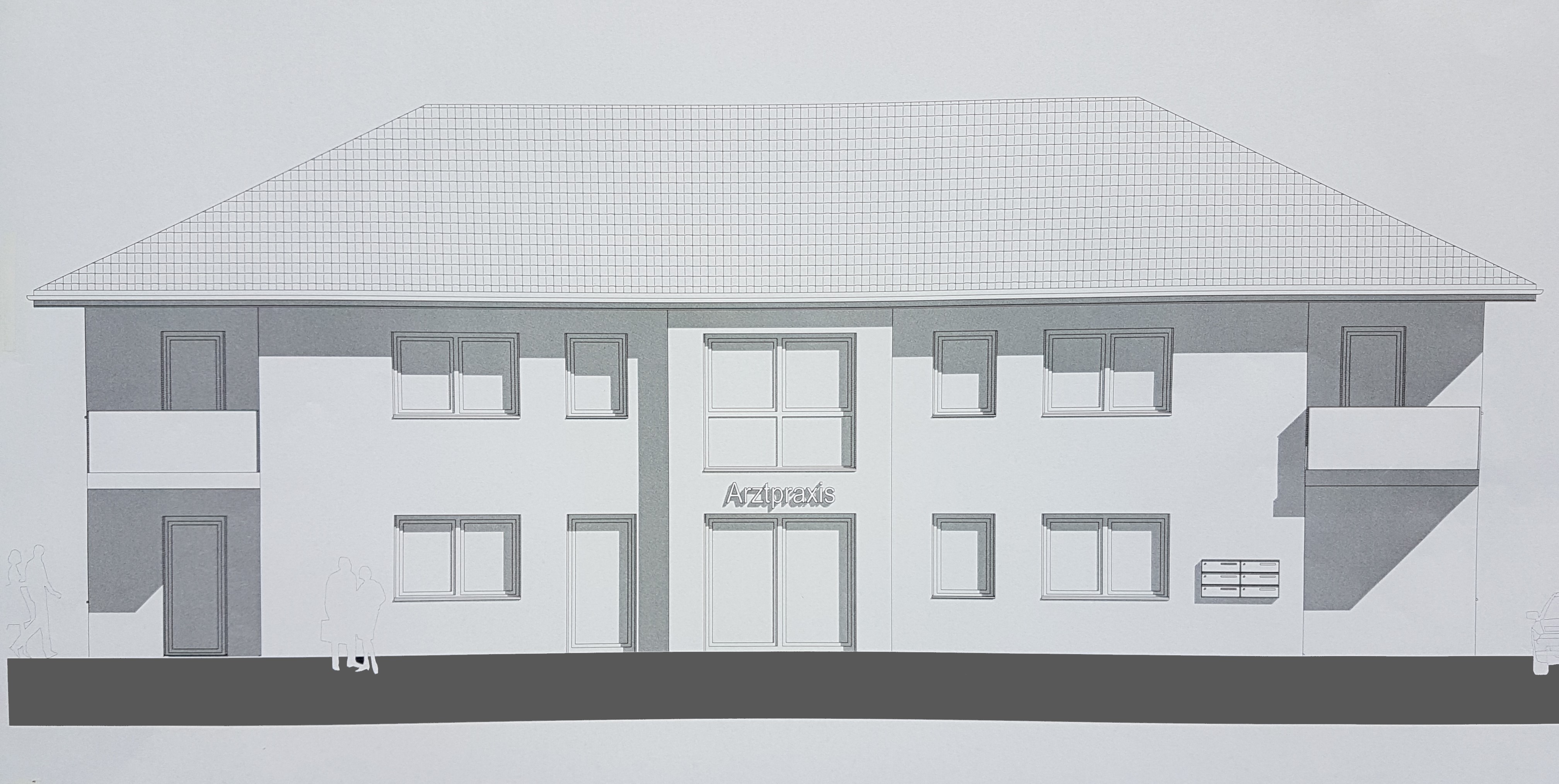 Barrierefreie Praxisräume im neu errichteten Mehrfamilienhaus in der Gemeinde Mockrehna zu vermieten