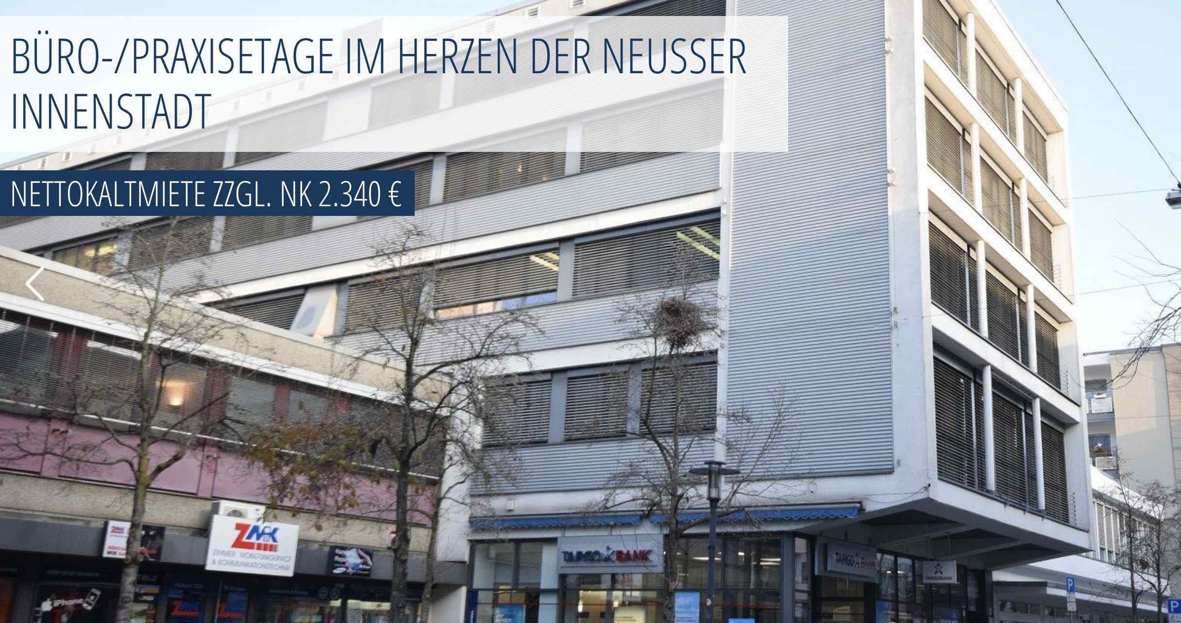 Großzügige Praxisimmobilie in der Neusser Innenstadt