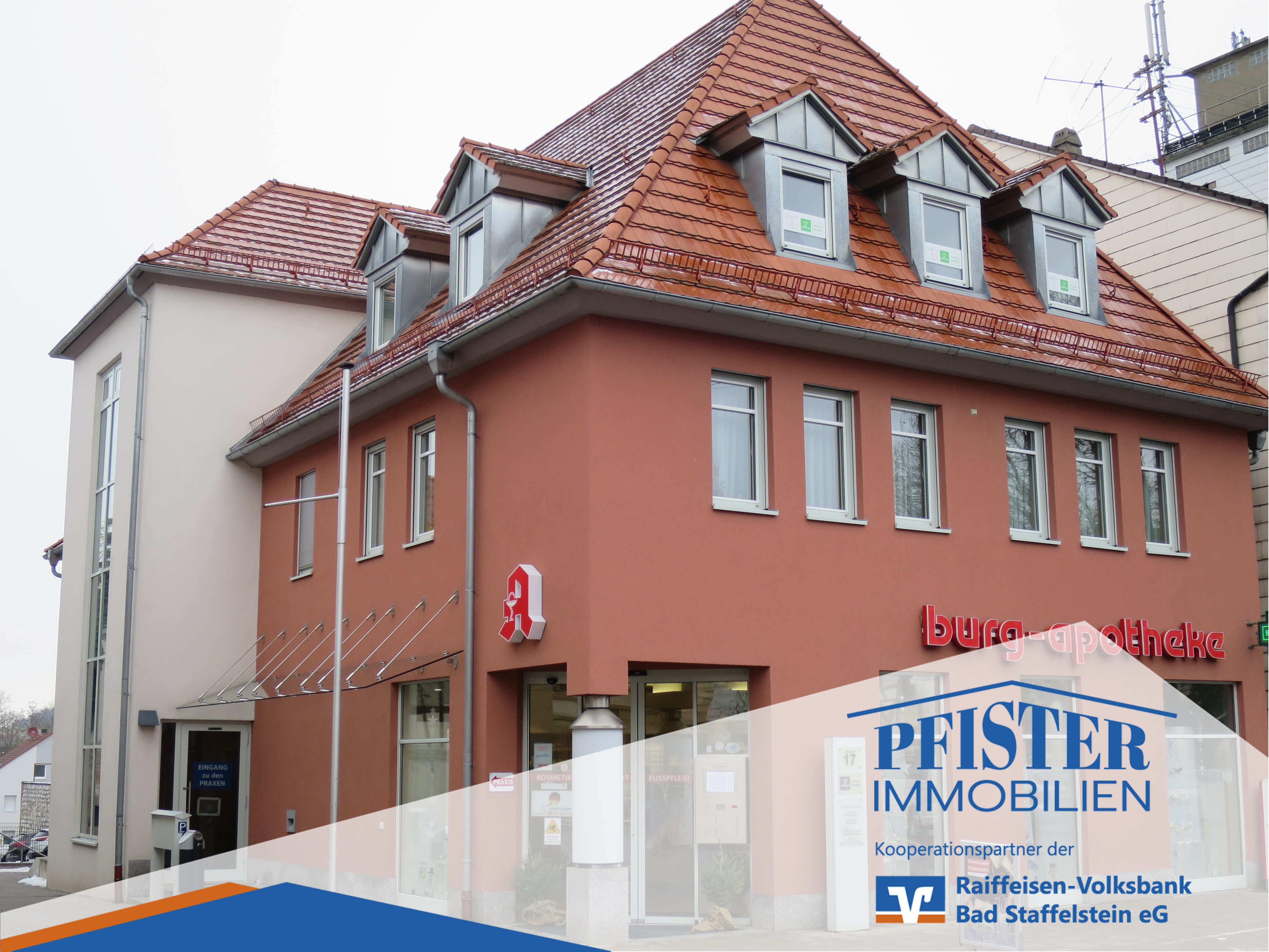 Großzügige und barrierefreie Praxisräume fürArztpraxis in Scheßlitz