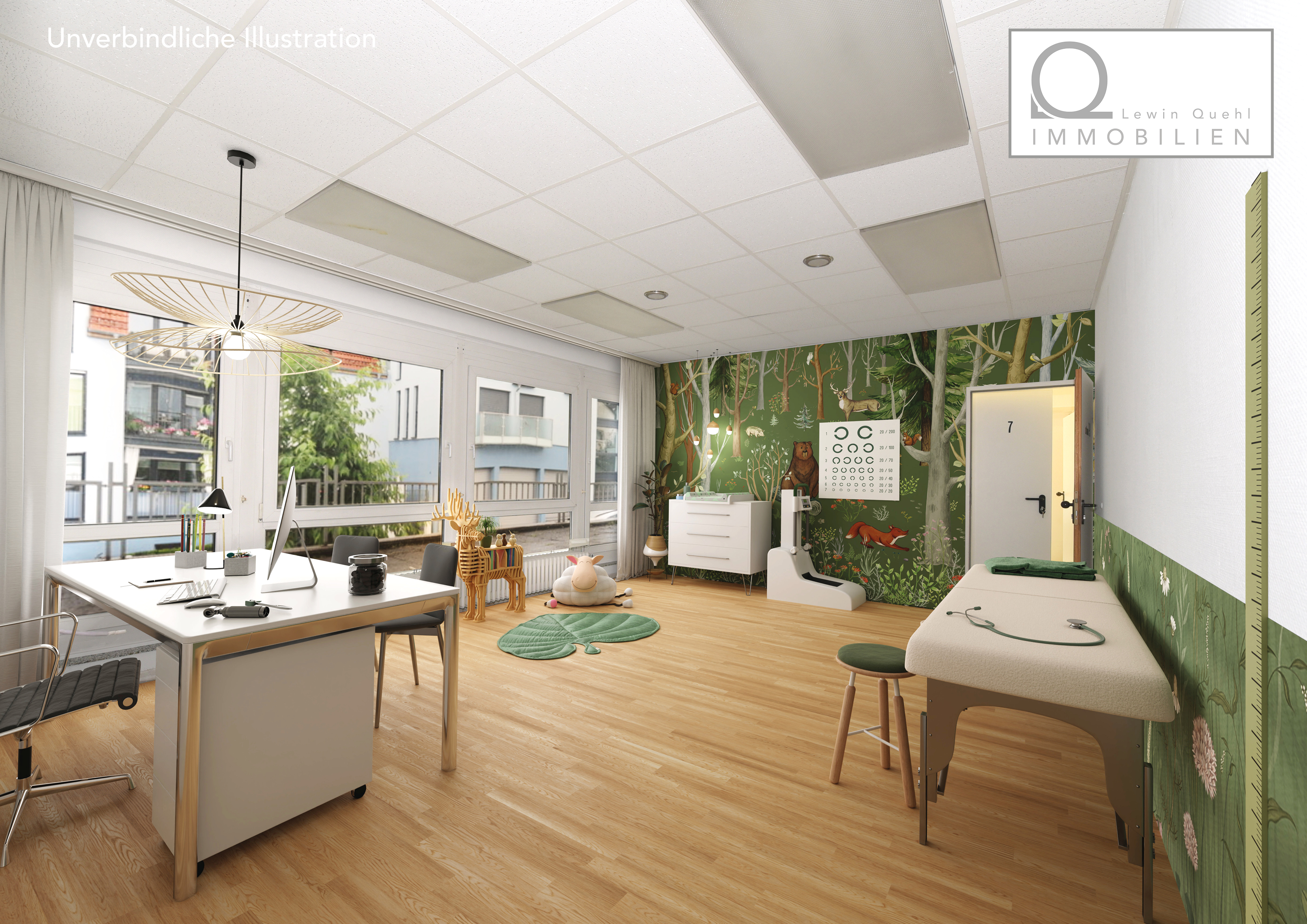 Helle Praxisräume auf großzügiger Fläche in bester Lage