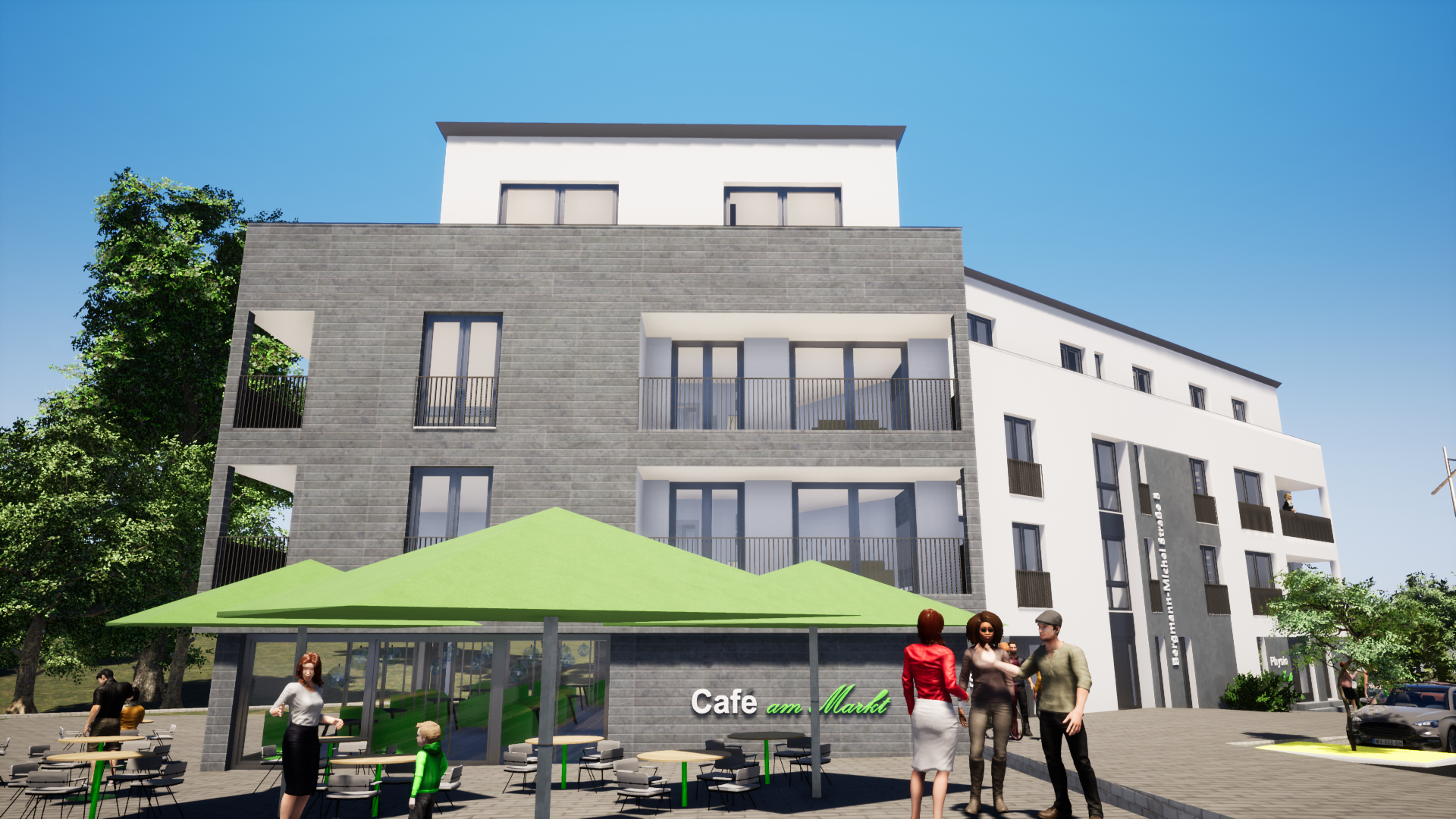 Praxisräume im Neubaugebiet Springbach Höfe zu vermieten