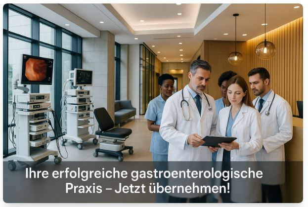 Bundesweiter Praxisverkauf: Äußerst erfolgreiche gastroenterologische Facharztpraxis in Bestlage