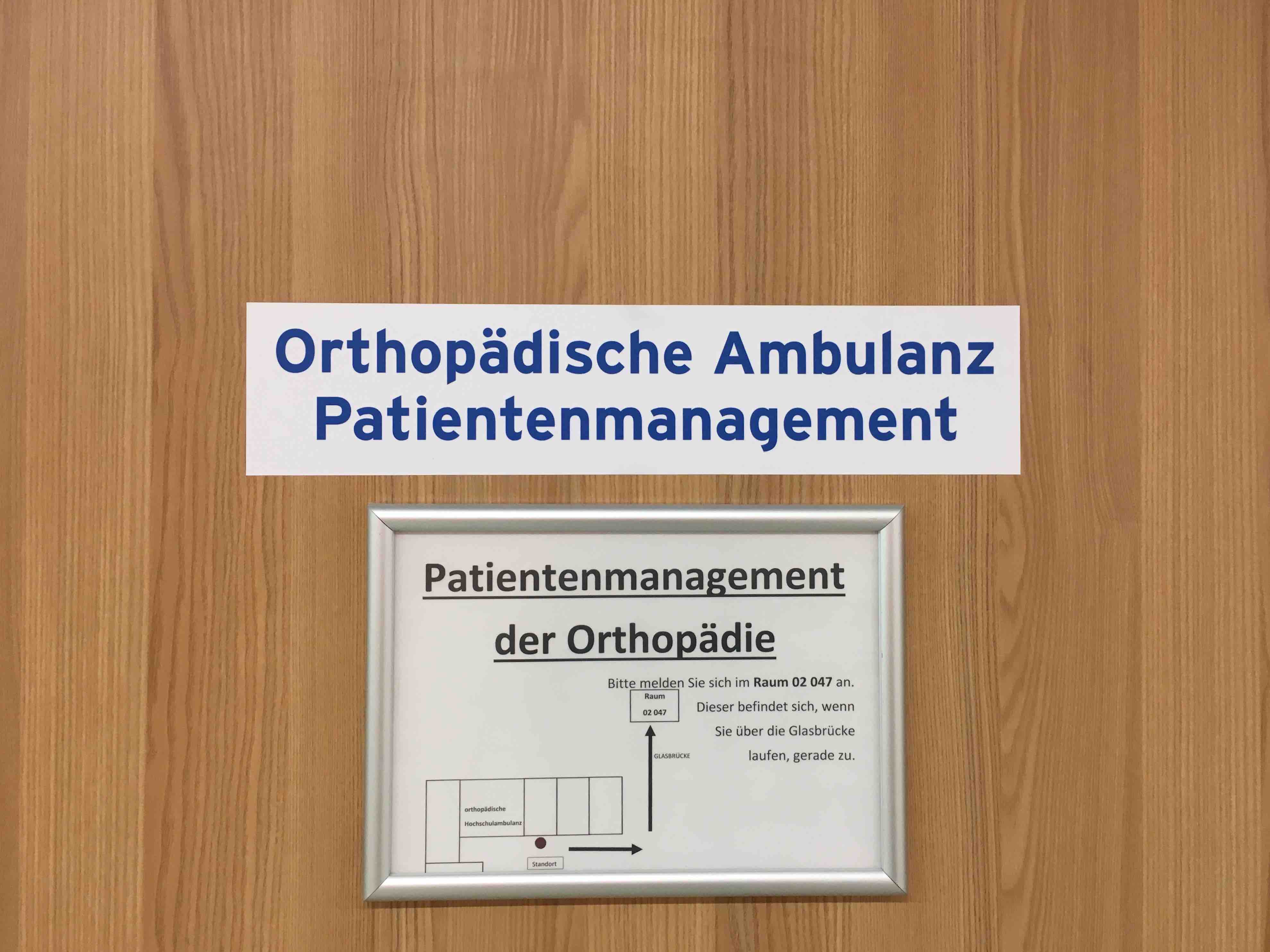 Suche KV Sitz für nicht operative Orthopädie