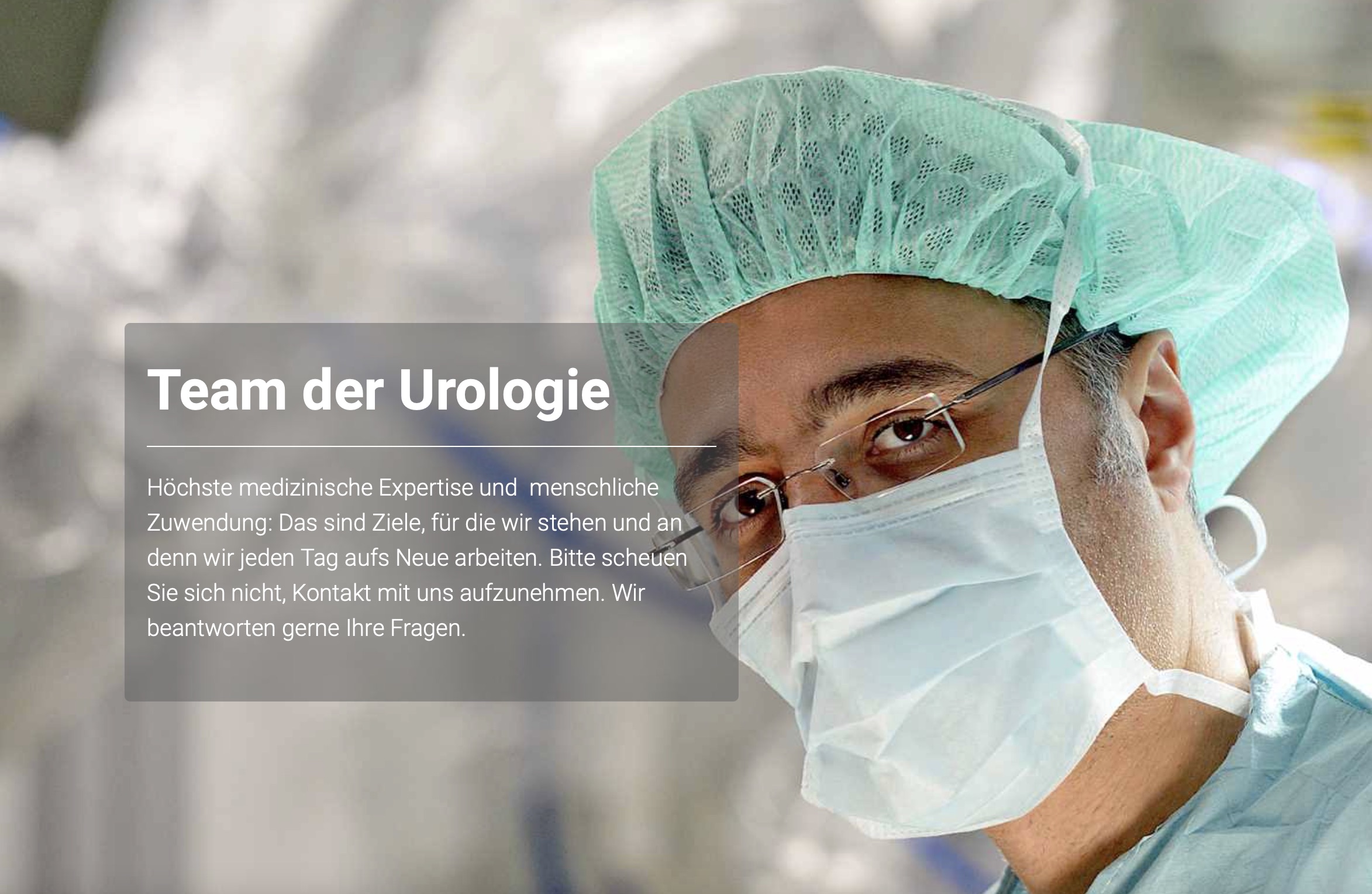 Weiterbildungsassistent (m/w/d) für die Klinik für Urologie in Recklinghausen gesucht